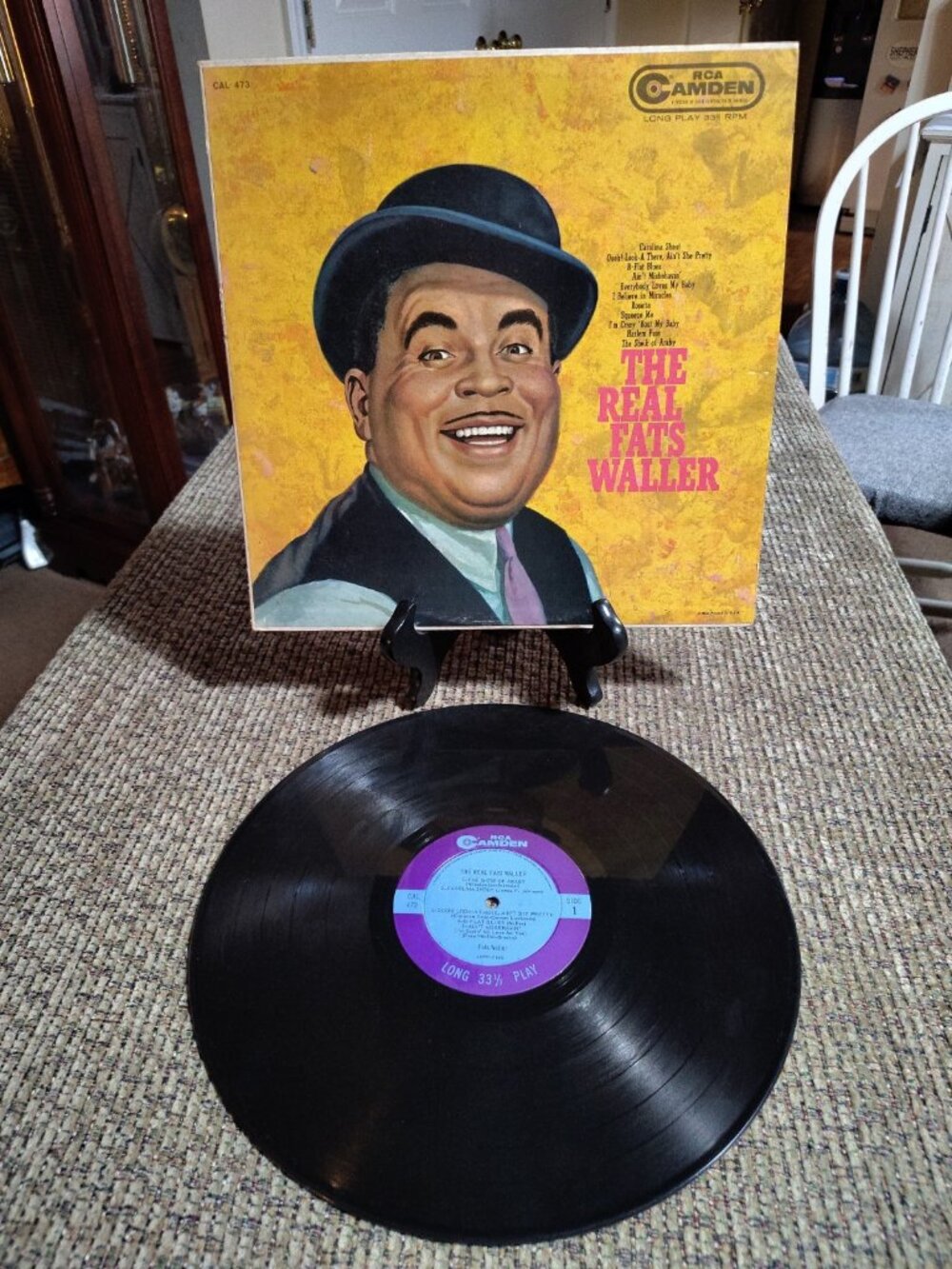 Fats Waller ♫ The Real Fats Waller ♫ Rare 1959 RCA Camden Records Mono Vinyl LP